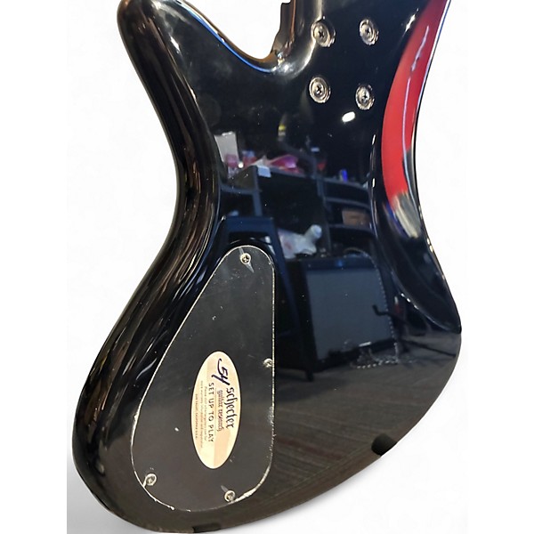 Used Schecter Guitar Research Stiletto Extreme 4 String 2 Color Sunburst Electric Bass Guitar