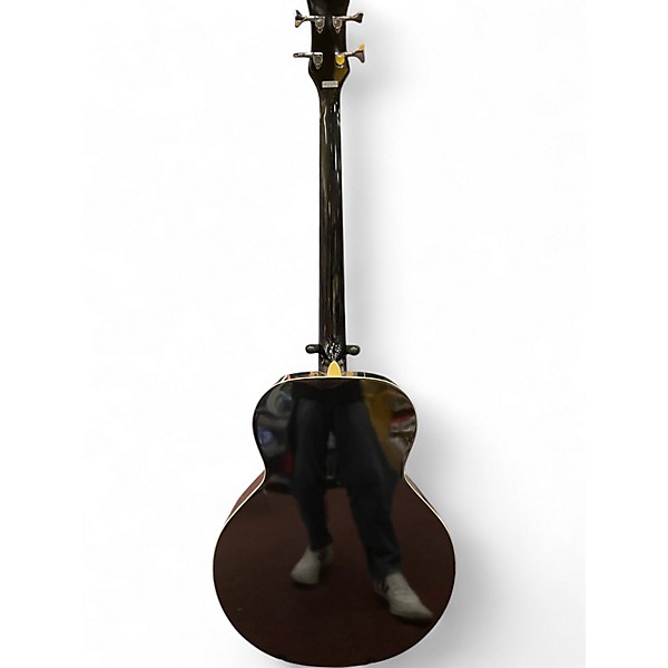 Used Dean EAB Black Acoustic Bass Guitar