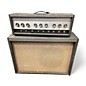 Vintage 1960s Silvertone TWIN TWELVE MINI STACK 1X12 CAB Tube Guitar Amp Head thumbnail