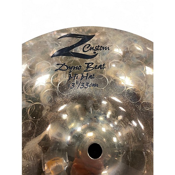 Used Zildjian 13in Z Custom Dyno Beat Hi Hat Cymbal