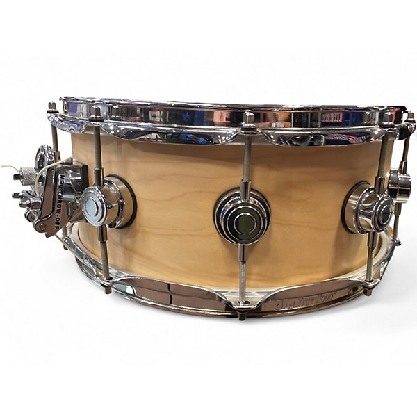 Used DW 6X14 Collector's Series Maple Snare Natural Drum