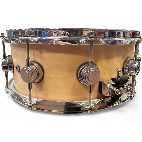 Used DW 6X14 Collector's Series Maple Snare Natural Drum