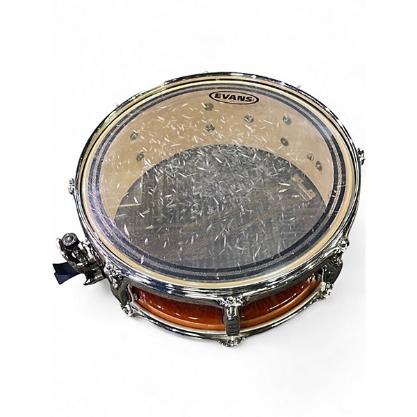 Used TAMA 14X5.5 Rockstar Series Snare 2 Color Sunburst Drum