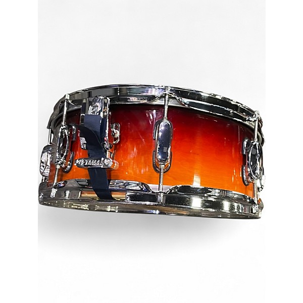 Used TAMA 14X5.5 Rockstar Series Snare 2 Color Sunburst Drum