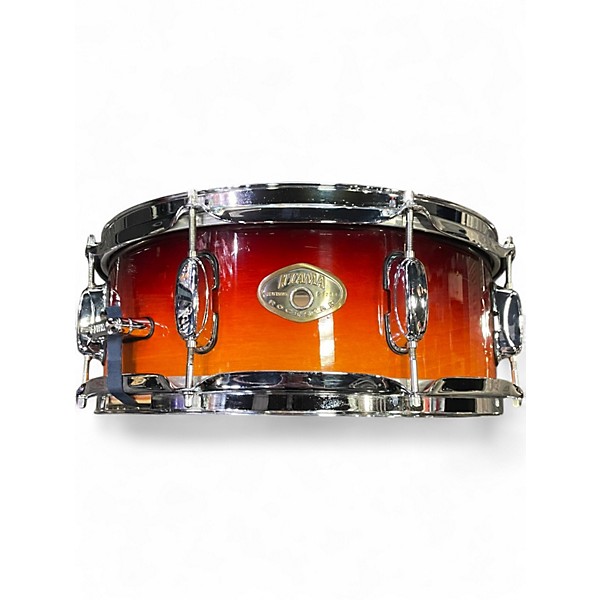 Used TAMA 14X5.5 Rockstar Series Snare 2 Color Sunburst Drum