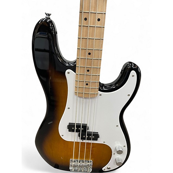 Used Squier Precision Bass 2 Color Sunburst Electric Bass Guitar
