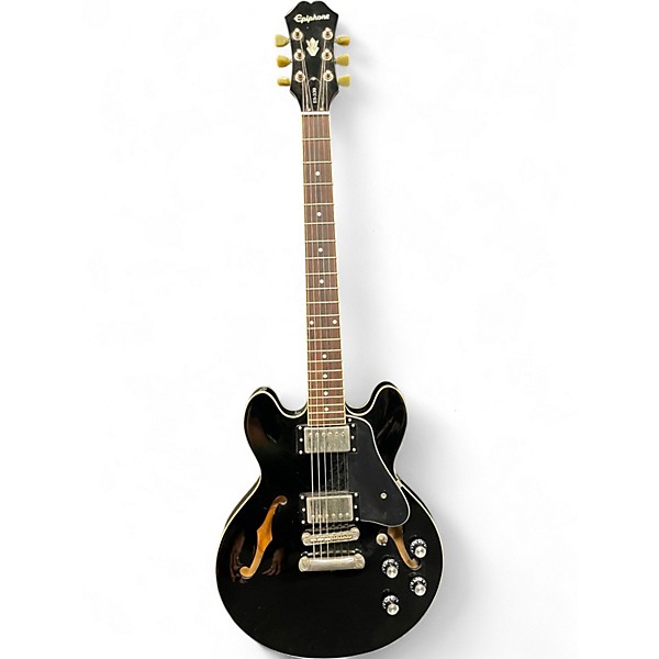 Used Epiphone ES339 Black Hollow Body Electric Guitar