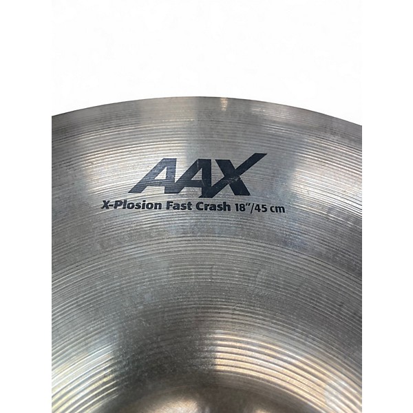 Used SABIAN 18in AAX Xplosion Fast Crash Cymbal