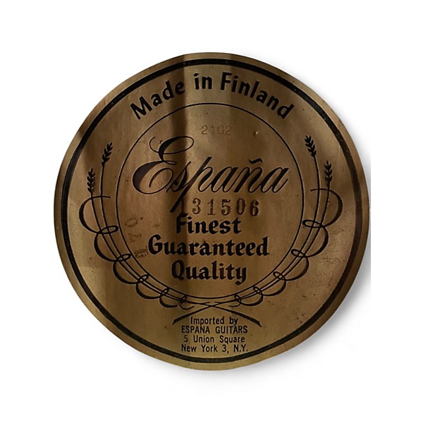 Used Espana 2102 Natural Acoustic Guitar