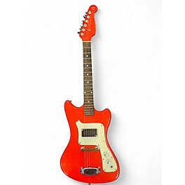 Vintage 1966 Supro Colt RED Solid Body Electric Guitar