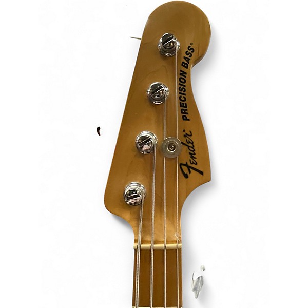 Used Fender American Special Precision Bass Natural Electric Bass Guitar