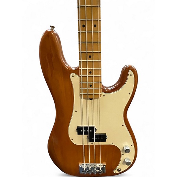 Used Fender American Special Precision Bass Natural Electric Bass Guitar