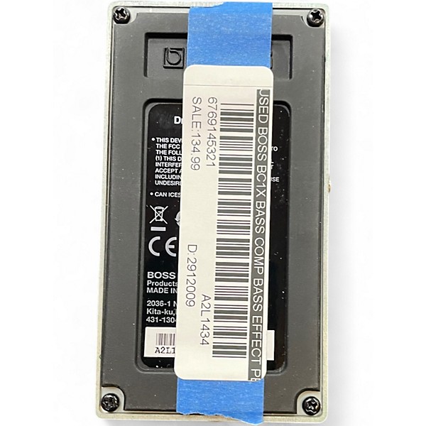 Used BOSS BC1X Bass Comp Bass Effect Pedal