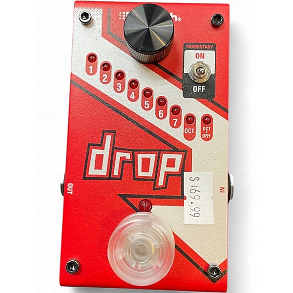 Used DigiTech The Drop Polyphonic Drop Tune Pitch-Shifter Effect Pedal