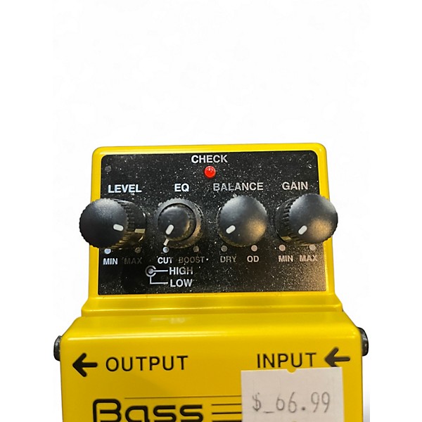 Used BOSS ODB3 Bass Overdrive Bass Effect Pedal