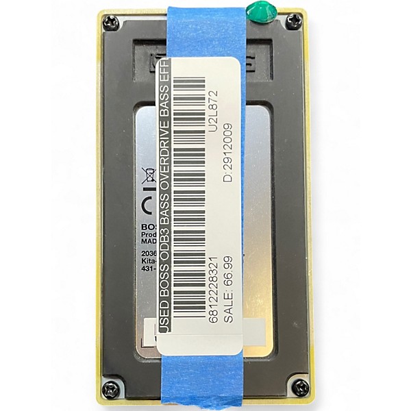 Used BOSS ODB3 Bass Overdrive Bass Effect Pedal