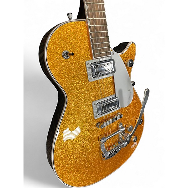 Used Gretsch Guitars G5230T Gold Sparkle Solid Body Electric Guitar