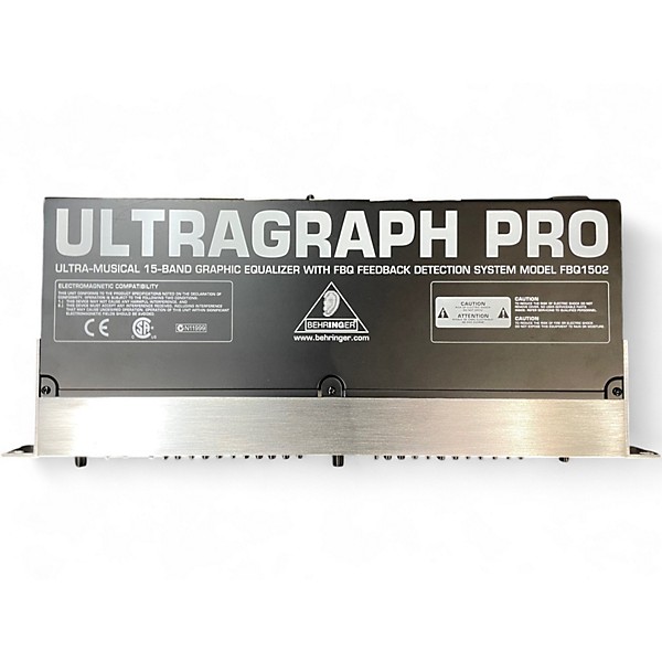 Used Behringer FBQ1502 with Feedback Detection Equalizer