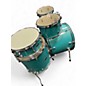 Used Yamaha 5 Piece Rydeen Turquoise Glitter Drum Kit