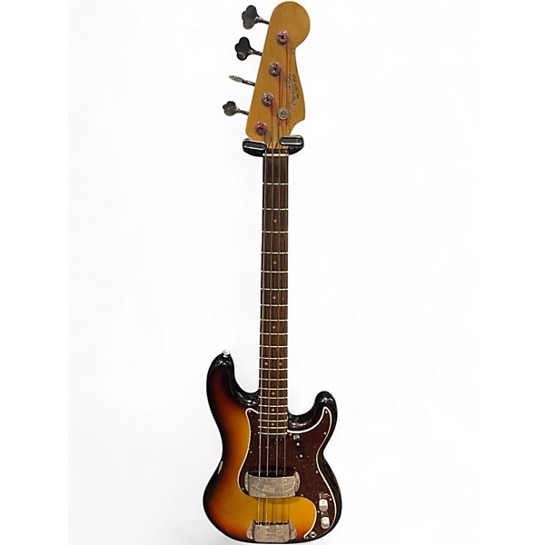 Used Fender AMERICAN VINTAGE '63 PRECISION 3 Tone Sunburst Electric Bass Guitar