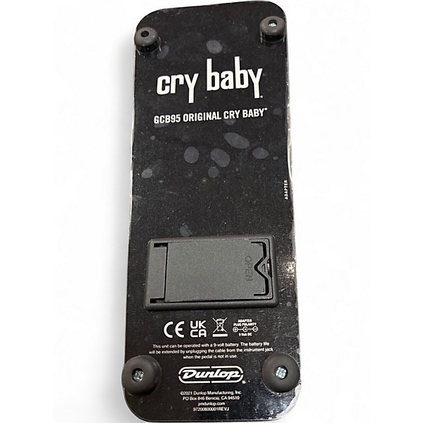 Used Dunlop GCB95 Original Crybaby Wah Effect Pedal