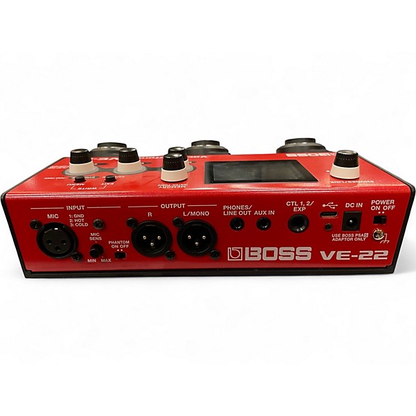 Used BOSS ve-22 vocal performer Vocal Processor