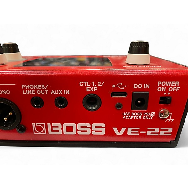 Used BOSS ve-22 vocal performer Vocal Processor