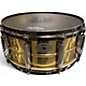 Used Pearl 14in SENSITONE BRASS SNARE BRASS Drum thumbnail