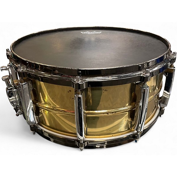 Used Pearl 14in SENSITONE BRASS SNARE BRASS Drum