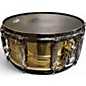 Used Pearl 14in SENSITONE BRASS SNARE BRASS Drum
