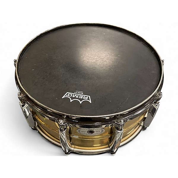 Used Pearl 14in SENSITONE BRASS SNARE BRASS Drum