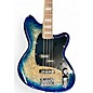 Used Ibanez TMB400TA Cosmic Blue Starburst Electric Bass Guitar