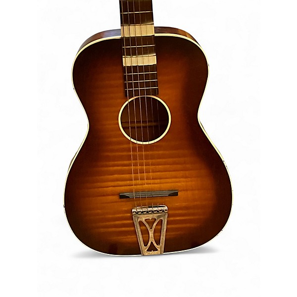 Used Airline H8286 Tobacco Burst Acoustic Guitar