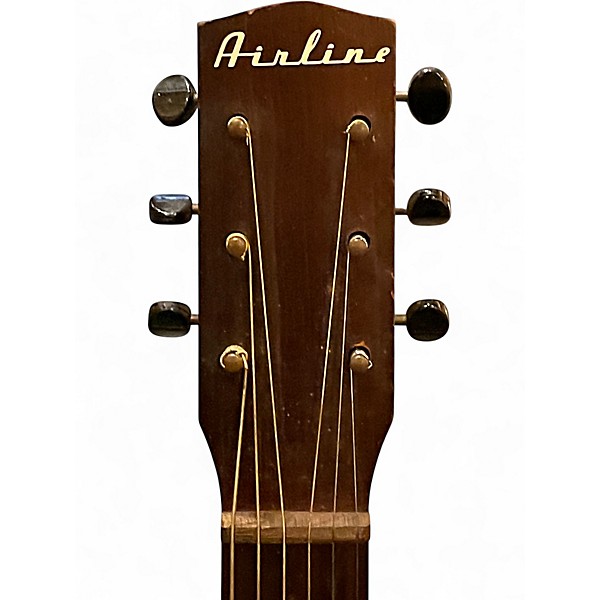 Used Airline H8286 Tobacco Burst Acoustic Guitar