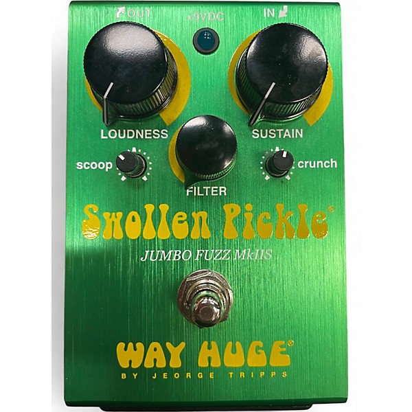 Used Way Huge Electronics WHE401 Swollen Pickle MKII Super Jumbo Fuzz Effect Pedal