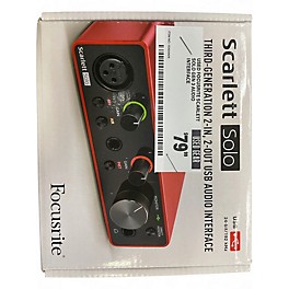 Used Focusrite Scarlett Solo Gen 3 Audio Interface