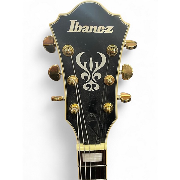 Used Ibanez AS73G Moonstone Silver Hollow Body Electric Guitar