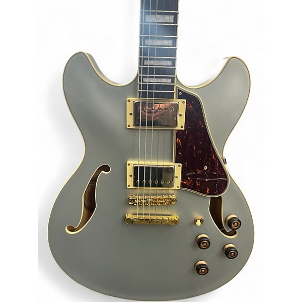 Used Ibanez AS73G Moonstone Silver Hollow Body Electric Guitar