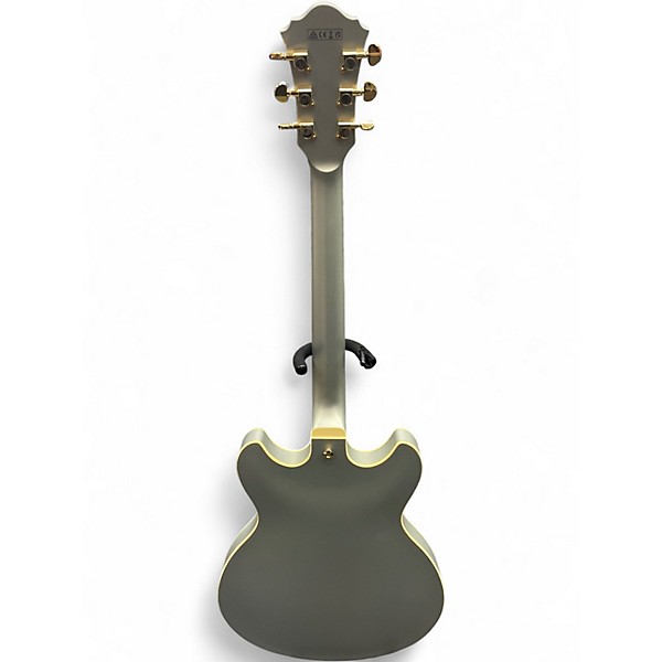 Used Ibanez AS73G Moonstone Silver Hollow Body Electric Guitar