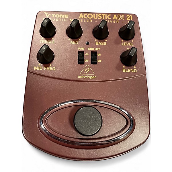 Used Behringer ADI21 V-Tone Acoustic Driver Direct Box