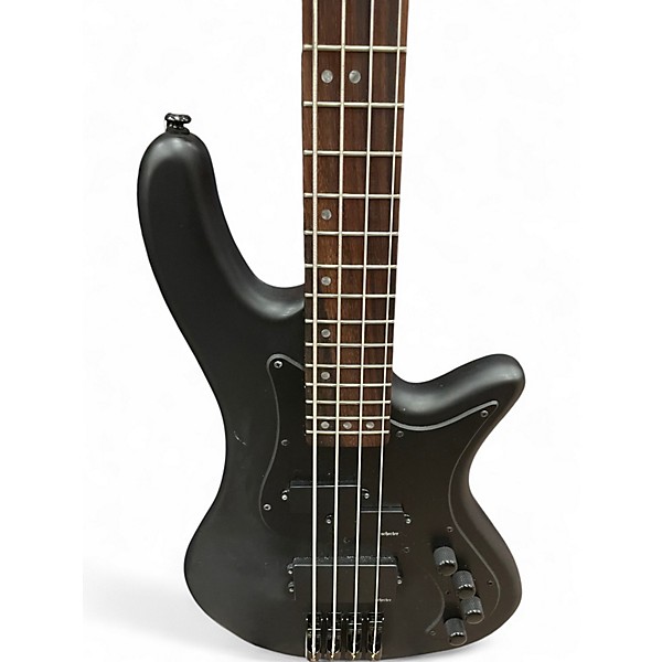 Used Schecter Guitar Research STILETTO STEALTH 4 MATTE BLACK Electric Bass Guitar