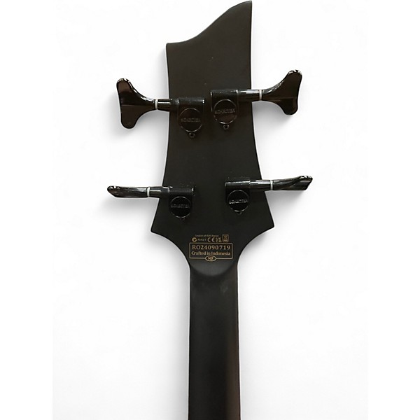 Used Schecter Guitar Research STILETTO STEALTH 4 MATTE BLACK Electric Bass Guitar