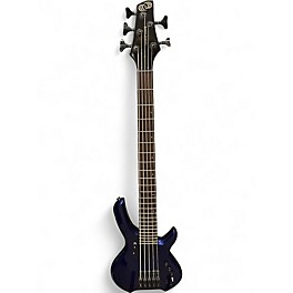 Used Willcox LIGHTWAVE SABRE DARK BLUE Electric Bass Guitar