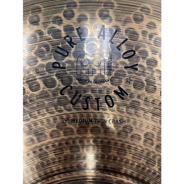 Used MEINL 19in Medium Thin Crash Cymbal