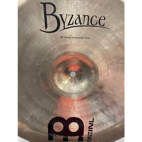 Used MEINL 18in BYZANCE HEAVY HAMMERED CHINA Cymbal