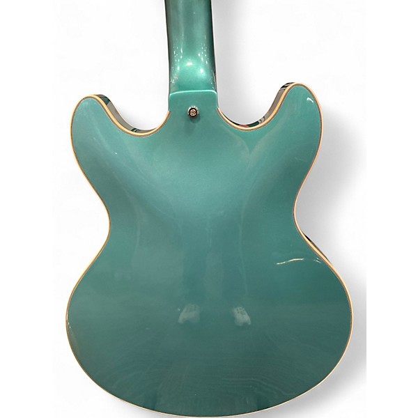 Used D'Angelico Premier Series Ocean Turquoise Solid Body Electric Guitar