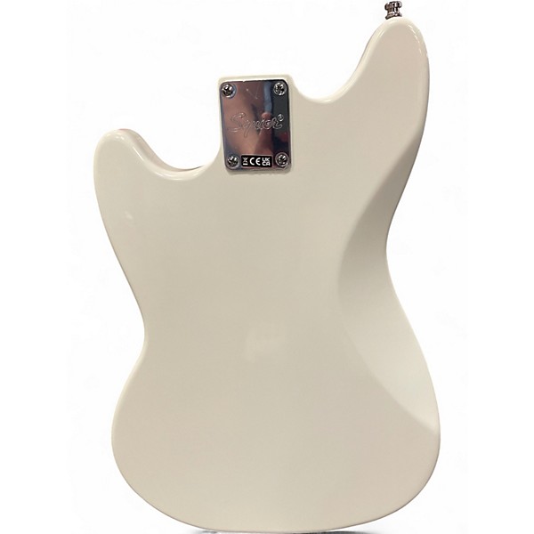 Used Squier Bullet Mustang HH Antique White Solid Body Electric Guitar