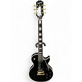 Used Epiphone Les Paul Custom Black Solid Body Electric Guitar