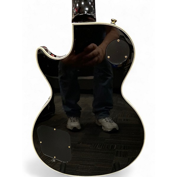 Used Epiphone Les Paul Custom Black Solid Body Electric Guitar