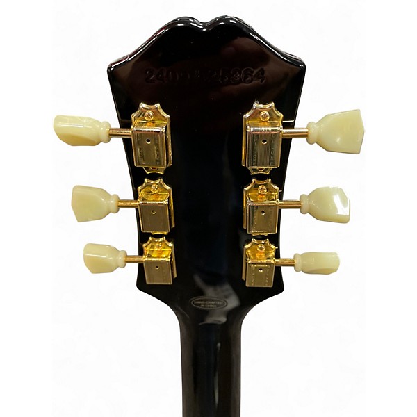 Used Epiphone Les Paul Custom Black Solid Body Electric Guitar